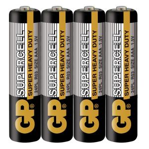 Батарейка солевая Super & Greencell & PowerPlus -4 шт. в пленке