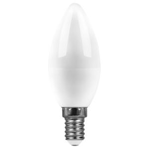 Лампа светодиодная LED 15вт Е14 теплый матовая свеча
