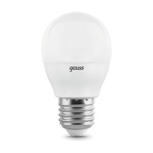 Лампа светодиодная LED 7 Вт 470 лм 4100К шар P45 нейтральный E27 AC 220В (промоупаковка 3 лампы) Elementary