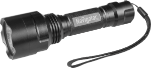 Фонарь светодиодный NPT-P03-18650 1 LED CREE 10Вт аккумуляторный металл