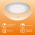 Лампа светодиодная LED 9 Вт 660 лм 3000К таблетка теплый GX53 AC 220В Elementary Gauss