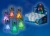 Фигурка светодиодная на батарейках Ёлочка в составе набора из 12 шт RGB 5х10см IP20 Батарейка CR2032 (в/к) ULD-F620 RGB XMAS TREE SET12