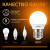 Лампа светодиодная LED 6.5 Вт 520 лм 3000К шар P45 теплый E27 AC 220В Black Gauss Лампа светодиодная LED 6.5 Вт 520 лм 3000К шар P45 теплый E27 AC 220В Black Gauss