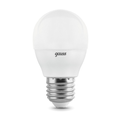 Лампа светодиодная LED 7 Вт 470 лм 4100К шар P45 нейтральный E27 AC 220В (промоупаковка 3 лампы) Elementary