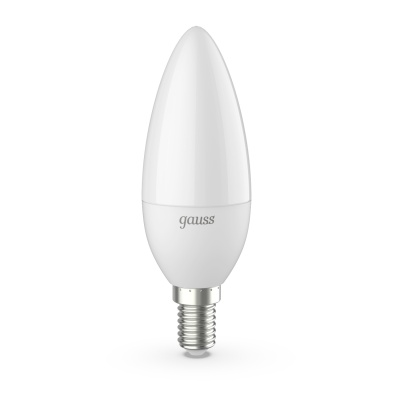 Лампа светодиодная LED 6.5 Вт 550 лм 4100К свеча нейтральный E14 AC 220В Black Gauss