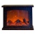 Фонарь светодиодный Камин на батарейках 3АА (не в/к) ULD-L2821-005/DNB/RED BROWN FIREPLACE 28х21см 5 светодиодов Эффект пламени Корпус коричневый