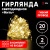 ENIN-2B Гирлянда LED Нить 2 м теплый свет, АА, IP20 (100/5400)