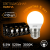 Лампа светодиодная LED 6.5 Вт 520 лм 3000К шар P45 теплый E27 AC 220В Black Gauss Лампа светодиодная LED 6.5 Вт 520 лм 3000К шар P45 теплый E27 AC 220В Black Gauss