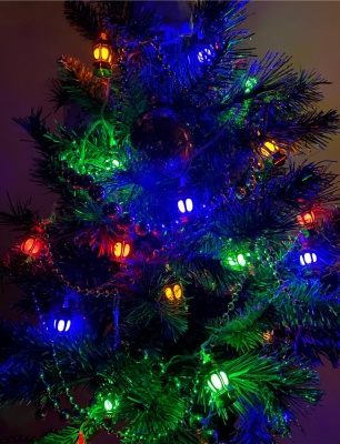 Гирлянда LED Нить Фонарики 3 м мультиколор, 220V, IP20 (36/720), ENIN-3F