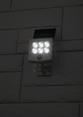 Прожектор с датчиком движения, на солнечной батарее, 6LED, 150 lm ERAFS048-08
