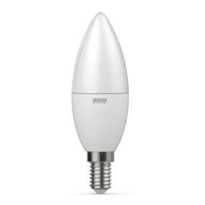 Лампа светодиодная LED 12 Вт 880 лм 3000К свеча теплый E14 AC 220В Elementary Gauss